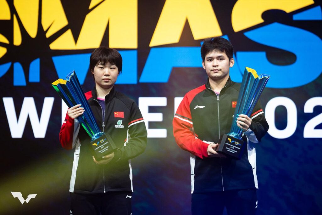 卓球 ヨーロッパ スマッシュ2025　混合ダブルスは林詩棟／蒯曼が優勝｜卓球レポート