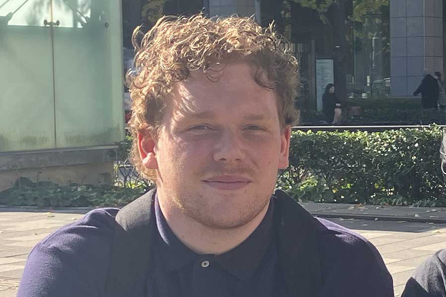 オーストラリアから来たジョシュさん【写真：Hint-Pot編集部】