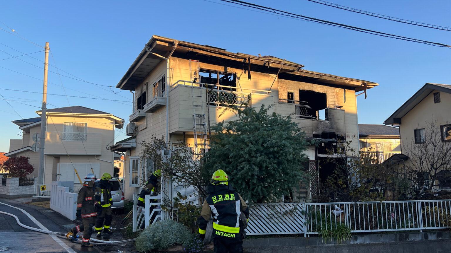 茨城・日立市で木造住宅1棟全焼　住人の高齢夫婦とみられる男女が死亡（TBS NEWS DIG Powered by JNN）