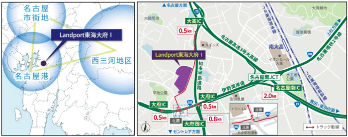 20251208nomura4 - 野村不動産／24.65万m2のマルチ型物流施設、愛知県東海市・大府市に竣工
