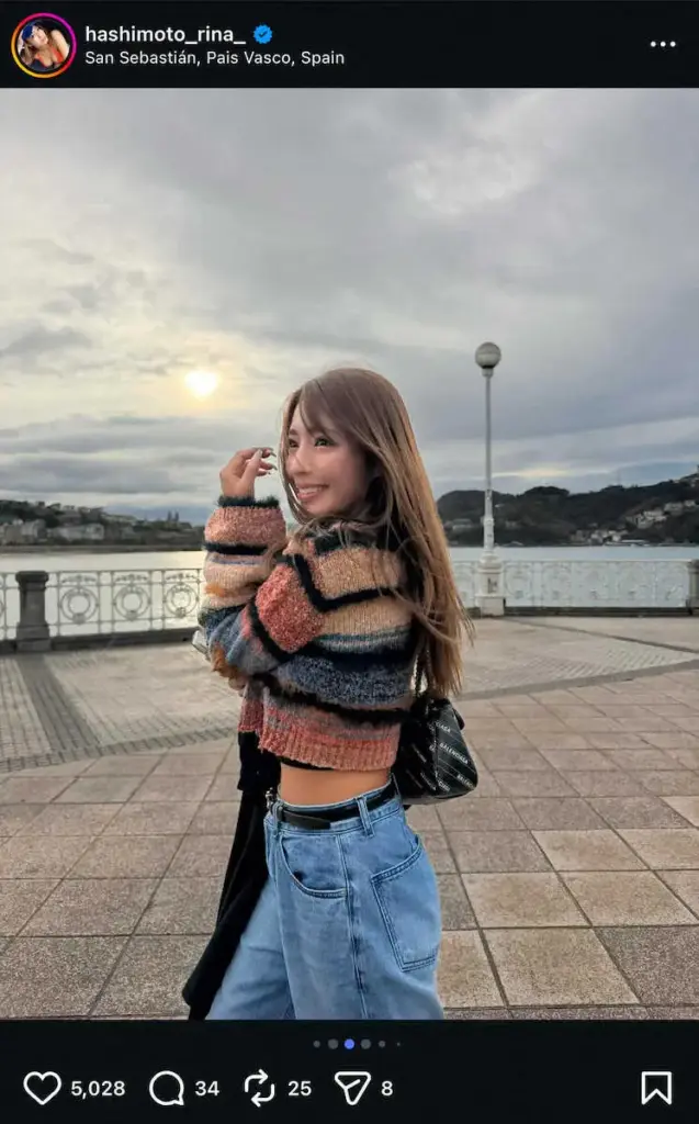 橋本梨菜「幸せすぎる街」　スペインの思い出S！グラビア仲間との2ショットに「かわいい！」の声 - スポニチ Sponichi Annex 芸能