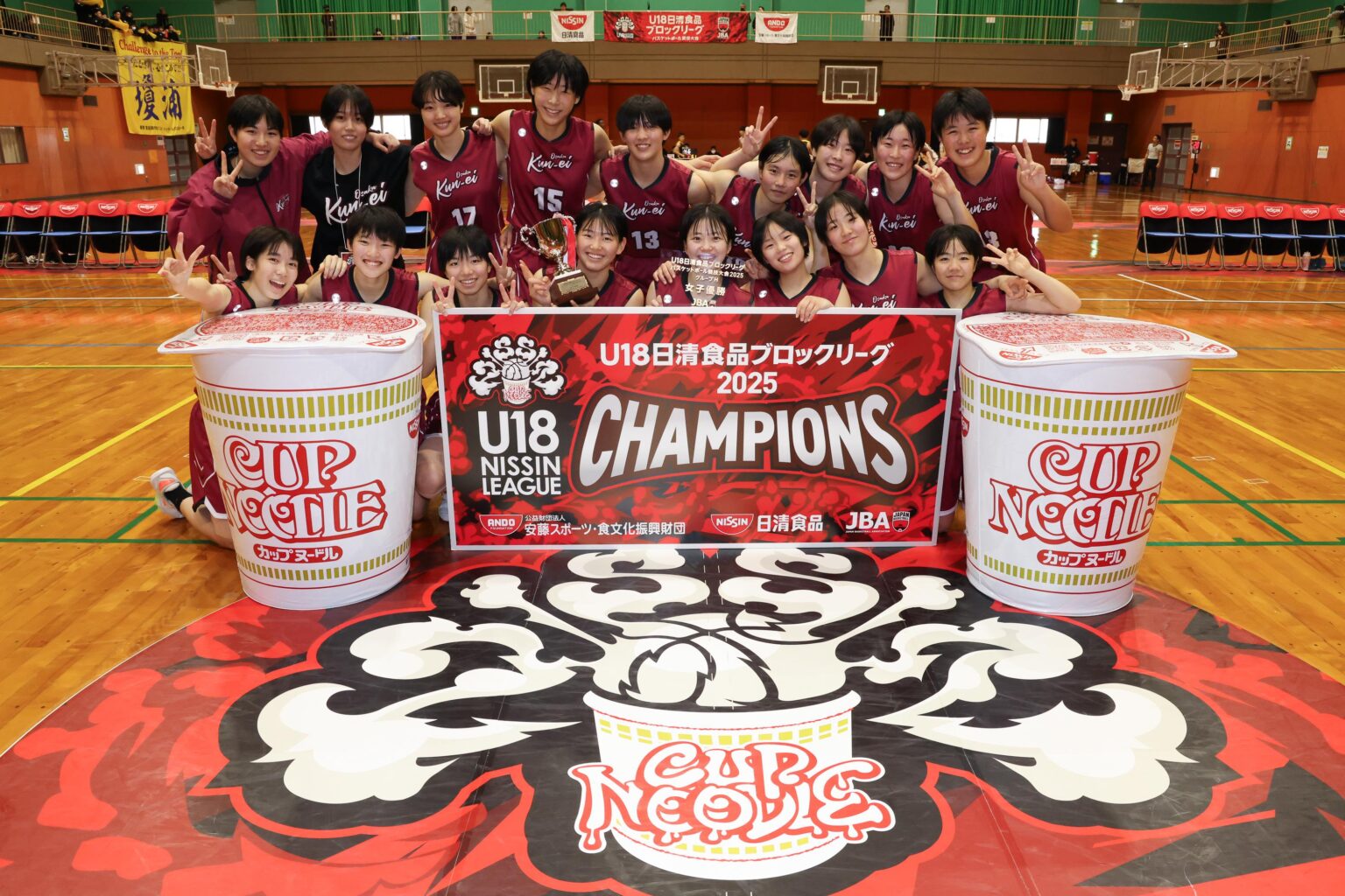 U18日清食品ブロックリーグ2025 グループH 女子 レポート 大阪薫英女学院（大阪府）は「圧勝で優勝」を有言実行