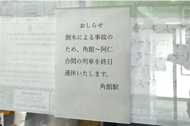 旅行者ら「楽しみにしていたのに」 内陸線脱線転覆事故、今後の利用に不安の声も - 秋田魁新報電子版