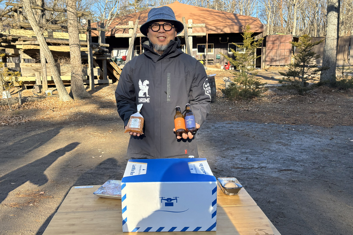 20251218seino03 - セイノーHDほか／長野県軽井沢市でドローン物流実験、渋滞や防災対策に一歩