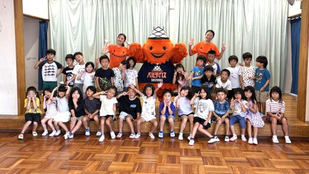 【ベルテックス静岡】ベルティがいく！ こども園・幼稚園・保育園訪問 9月度レポート　～2025-26シーズンも始まってます～ - スポーツナビ
