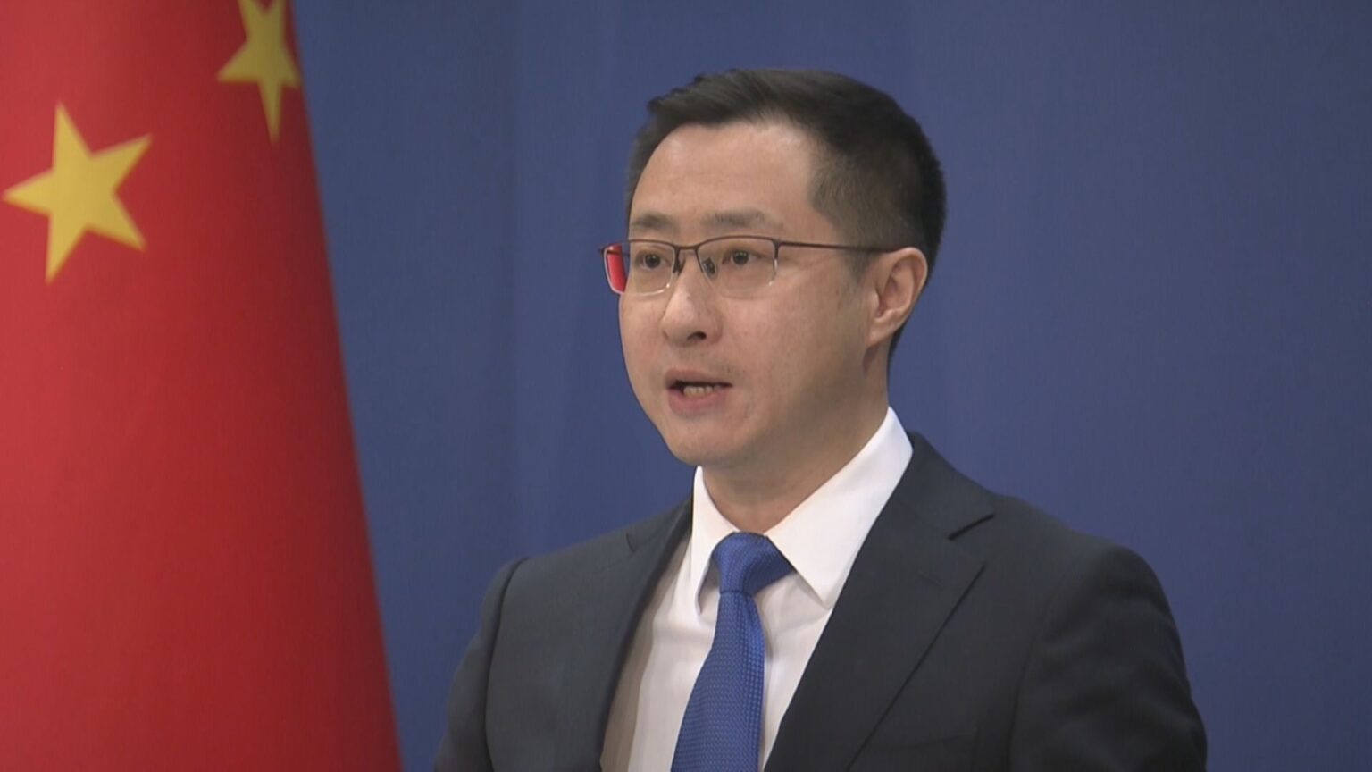 中国外務省報道官 台湾周辺での軍事演習について「国家主権を守る行動」と正当化(TBS NEWS DIG Powered by JNN) 中国外務省報道官 台湾周辺での軍事演習について「国家主権を守る行動」と正当化(TBS NEWS DIG Powered by JNN)