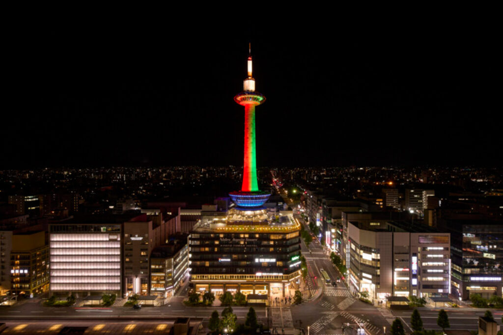 Nidec Kyoto Tower Christmas 2025