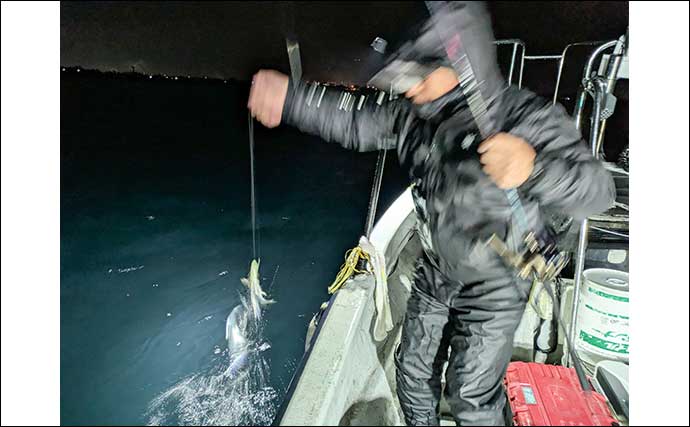 「まるで修行？」富山湾のナイトテンヤタチウオ釣りで指4本級手中【富山県】