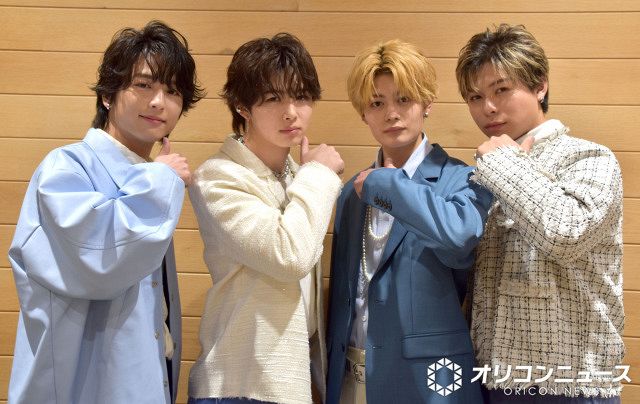 『KYOUSUKI MUSIC STAGE 2025』リレーインタビューVol.3 はると&いっさ&かける&らいと「イイじゃん」:紀伊民報AGARA|和歌山県のニュースサイト (左から)かける、はると、らいと、いっさ (C)ORICON NewS inc.