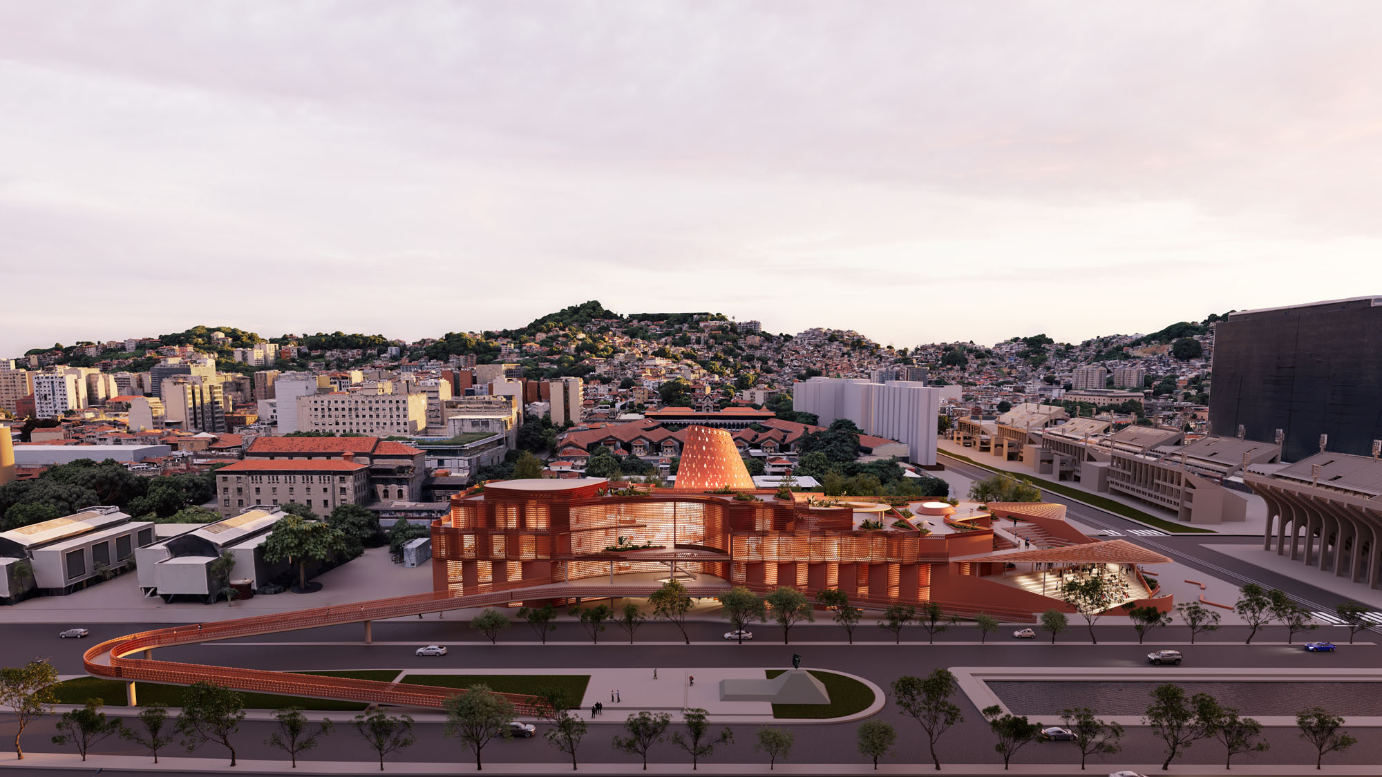 〈Biblioteca dos Saberes〉フランシス・ケレ（Francis Kéré）、ケレ・アーキテクチャ（Kéré Architecture）