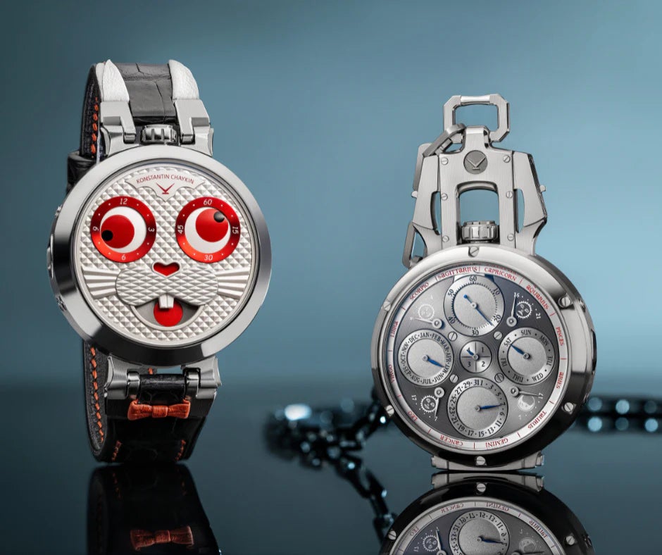 独立時計師「Konstantin Chaykin」は、新作リストモン「White Rabbit」を発表！White Rabbit — アリスの世界を時計で再構築。驚異の16機能搭載リストモン！