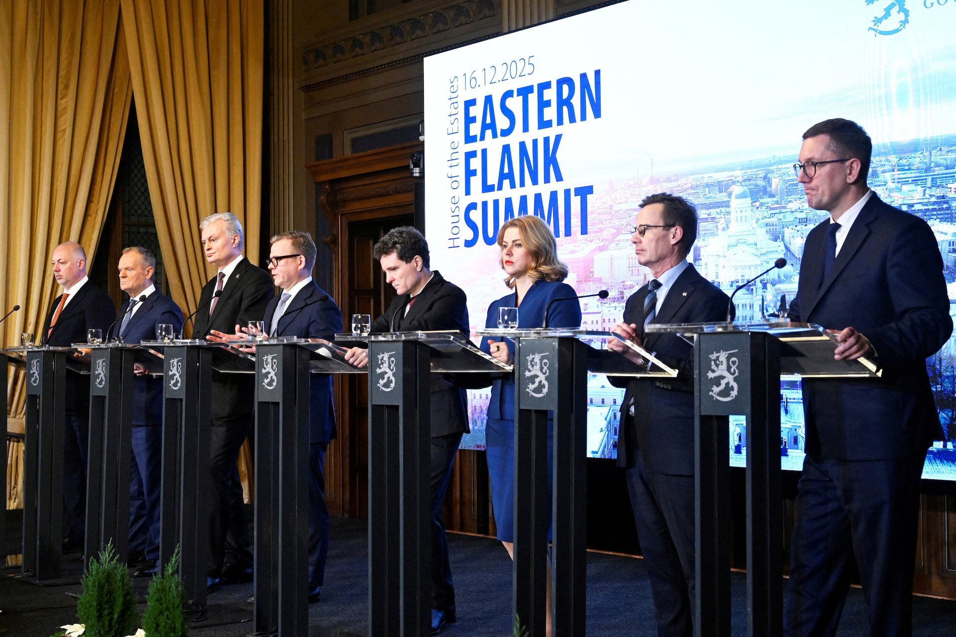 北・東欧8カ国首脳、ＥＵの防衛強化訴え　ロシアは「長期的な脅威」