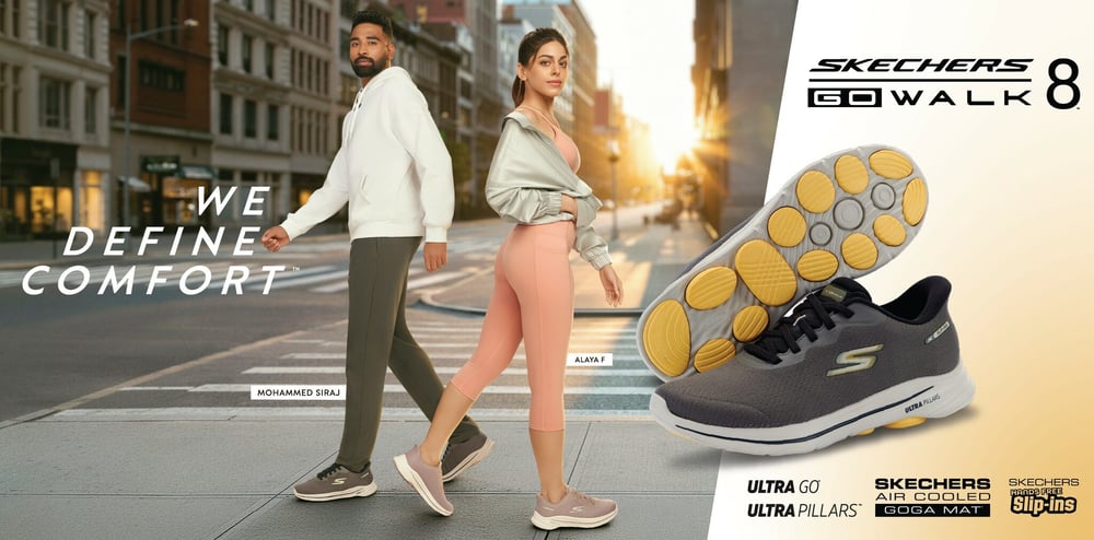インドのクリケット選手Mohammed Sirajとボリウッド女優Alaya F、Skechersのキャンペーンに起用