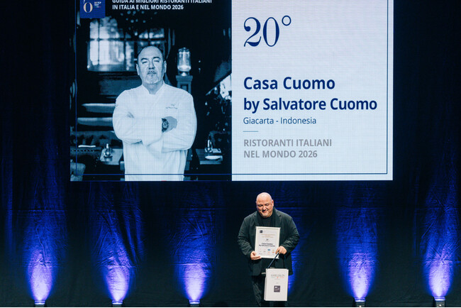 サルバトーレ・クオモの新ブランド「CASA CUOMO」国際レストラン評価ガイド「50 Top Italy | ニコニコニュース