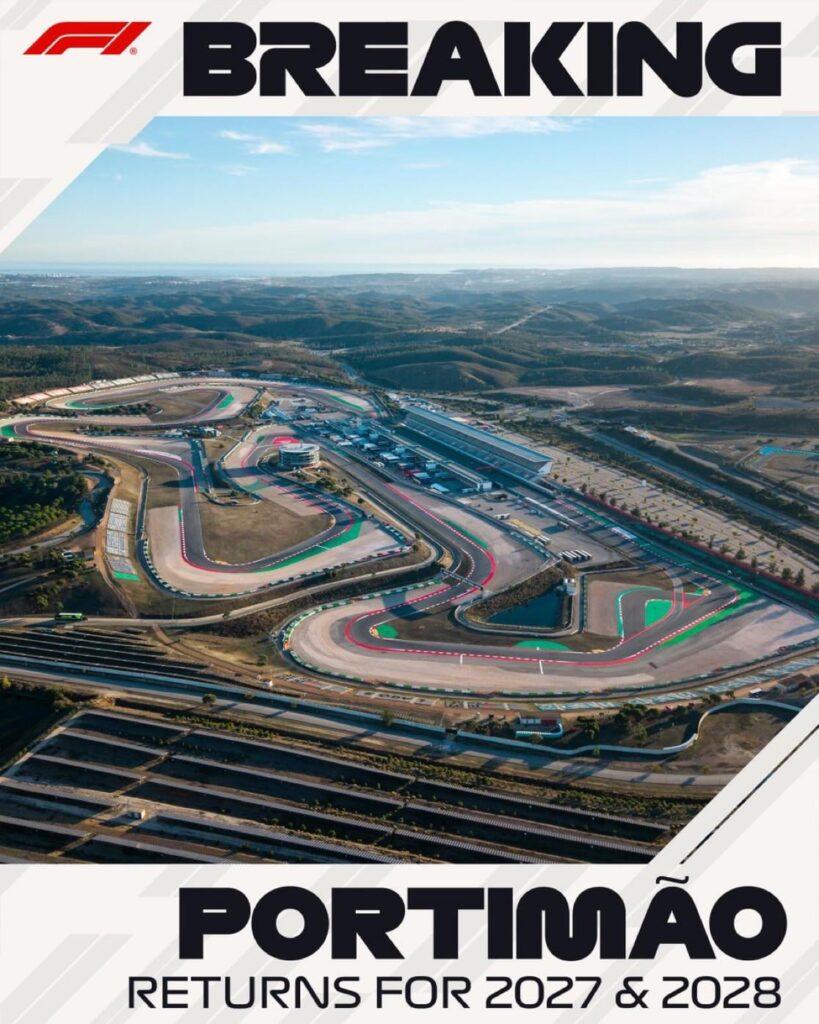 [F1] 速報：F1は2027年と2028年にポルトガルに戻る