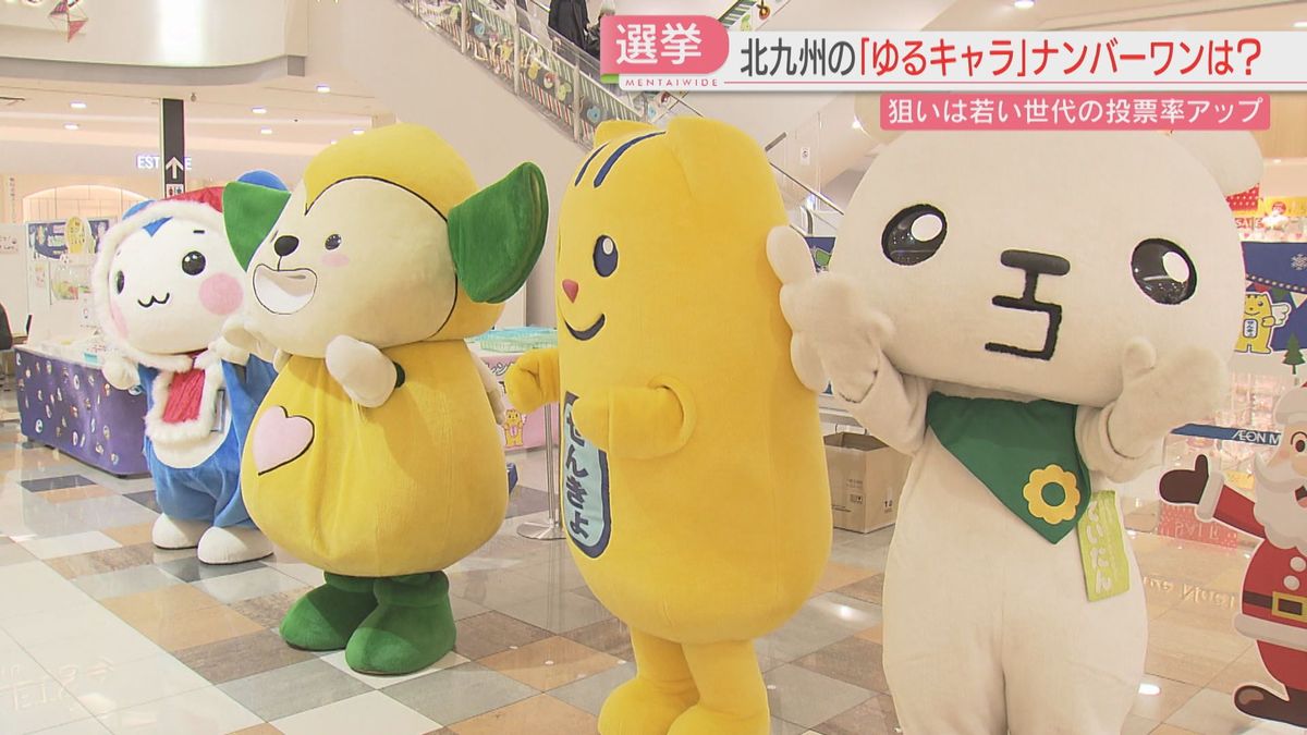 北九州の「ゆるキャラ」ナンバーワン「模擬投票」で決定　