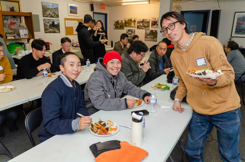 建友会第13回（2026年度）年次総会。2025年11月25日、バンクーバー市。写真　建友会。