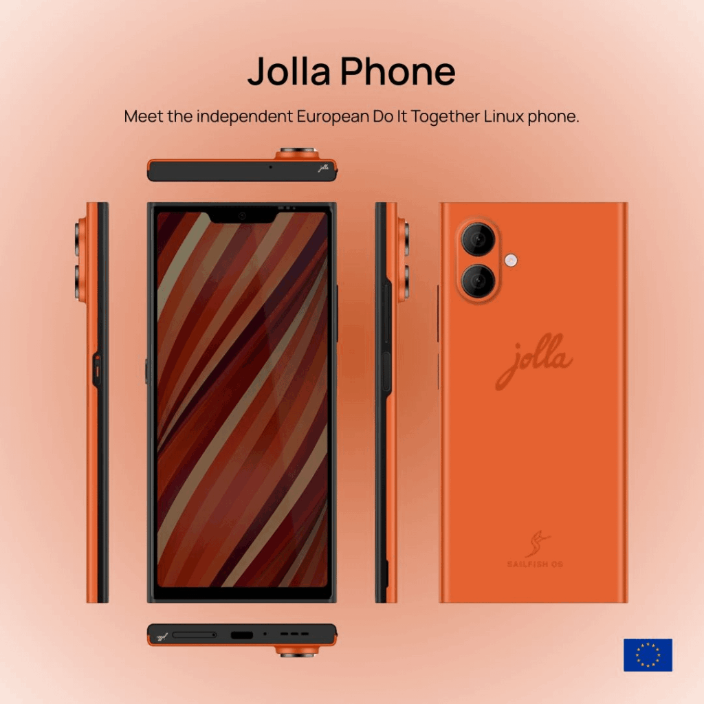 New Jolla Phone - ヨーロッパの独立した Do It Together Linux 電話