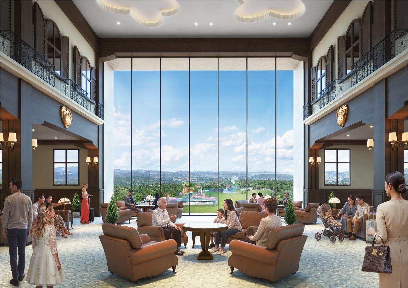 【ホテル構想イメージ】新しい風光明媚～パーク、山々、別府湾を一望できるホテル～