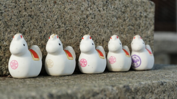 玉田神社の「うまみくじ」　2021年9月6日　撮影：MKタクシー