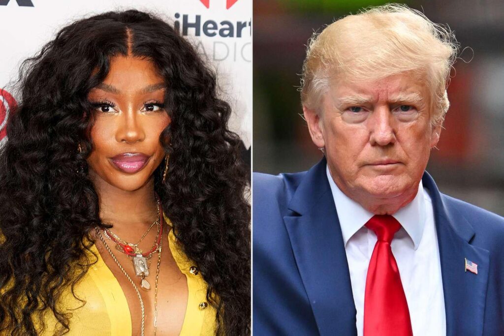 SZA、ICEの新しいビデオで歌手の曲を使用したアーティストが「激怒を煽る」としてトランプ大統領のホワイトハウスを非難