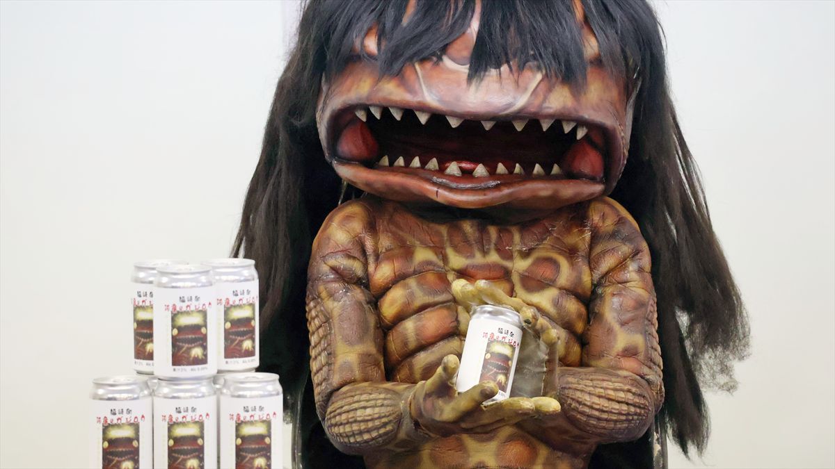 尻子玉風味…？いえいえ、爽やかレモン味！福崎町に新商品「河童のガジロウ」ノンアルビールが誕生