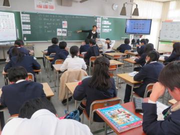 基本のやり取り確認する6年生