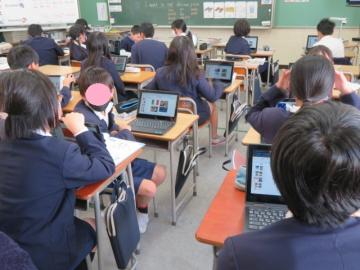 行ってみたい国とその理由を英語で伝え合う6年生