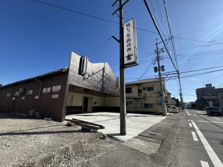 大分市二又町に『銀しゃも鶏焼肉 玄』がオープン！『焼き鳥 ROKU』跡地│LOG OITA