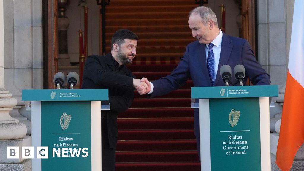 ゼレンスキー大統領のダブリン訪問に伴い、アイルランドはウクライナに1億2500万ユーロを供与へ。