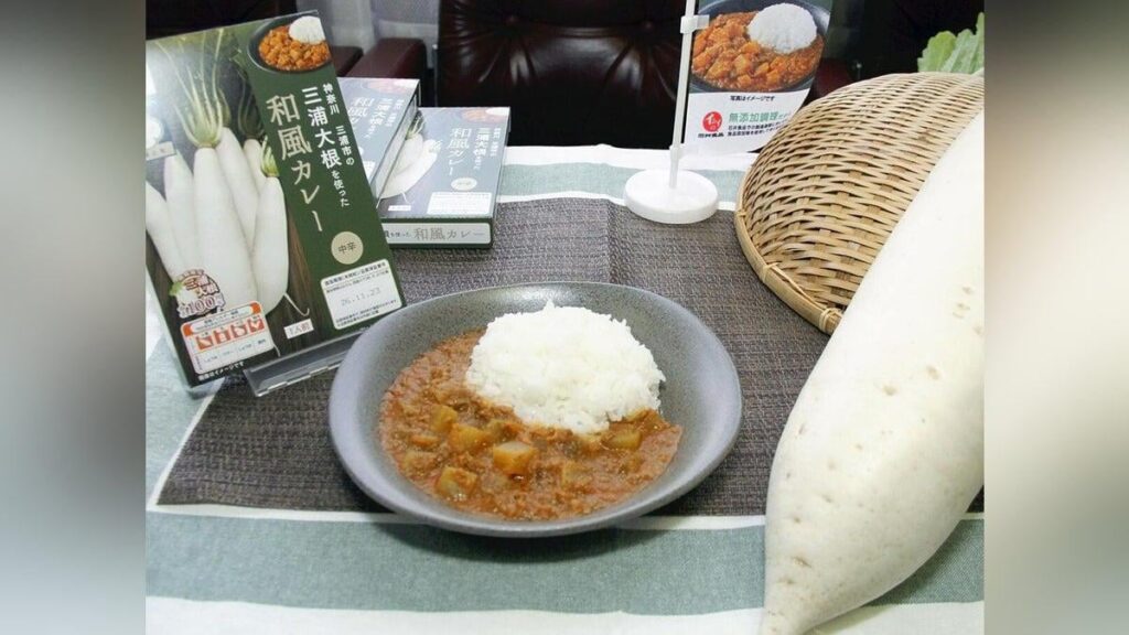 「三浦大根」命名１００周年記念、大根カレー発売…「カレーの甘みとダイコンの辛み」がマッチ