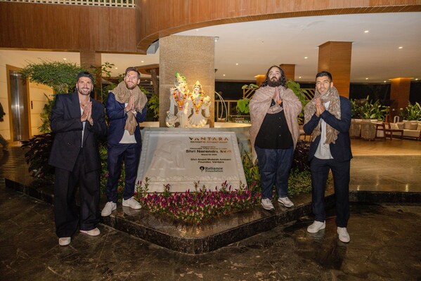 Messi experiences Vantara with Anant Ambani