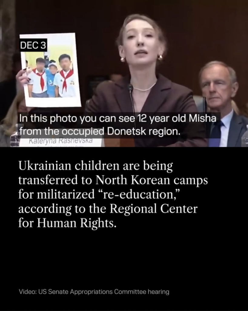 ロシア、軍事化された「再教育」のためにウクライナの子供たちを北朝鮮に送る