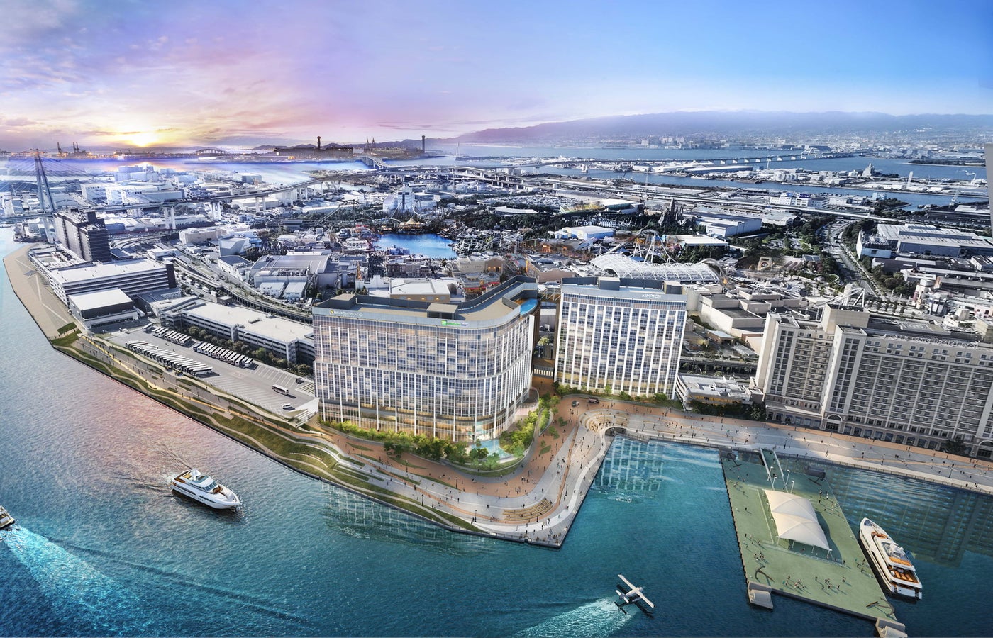 「Osaka Sakurajima Resort」プロジェクト　完成イメージ　（画像提供：合同会社桜島開発）