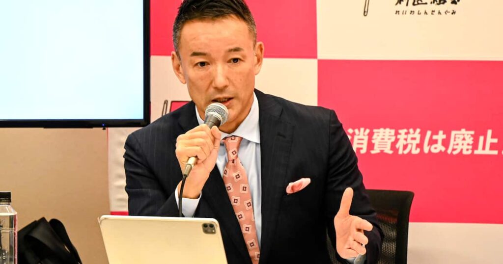 「詐欺丸出しで高評価得る地獄のような政権」れいわ・山本代表、高市政権を酷評「倒れろ」 - 産経ニュース