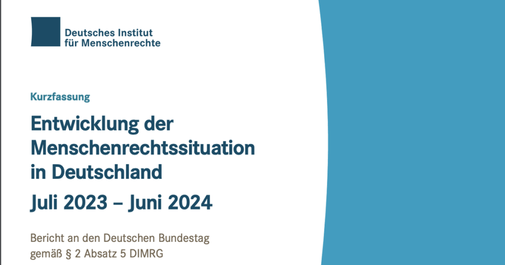 DIMR Report | Development of the human rights situation in Germany, incl. exploitative working conditions for migrant workers & human rights responsibility of companies DIMR Report | Development of the human rights situation in Germany, incl. exploitative working conditions for migrant workers & human rights responsibility of companies