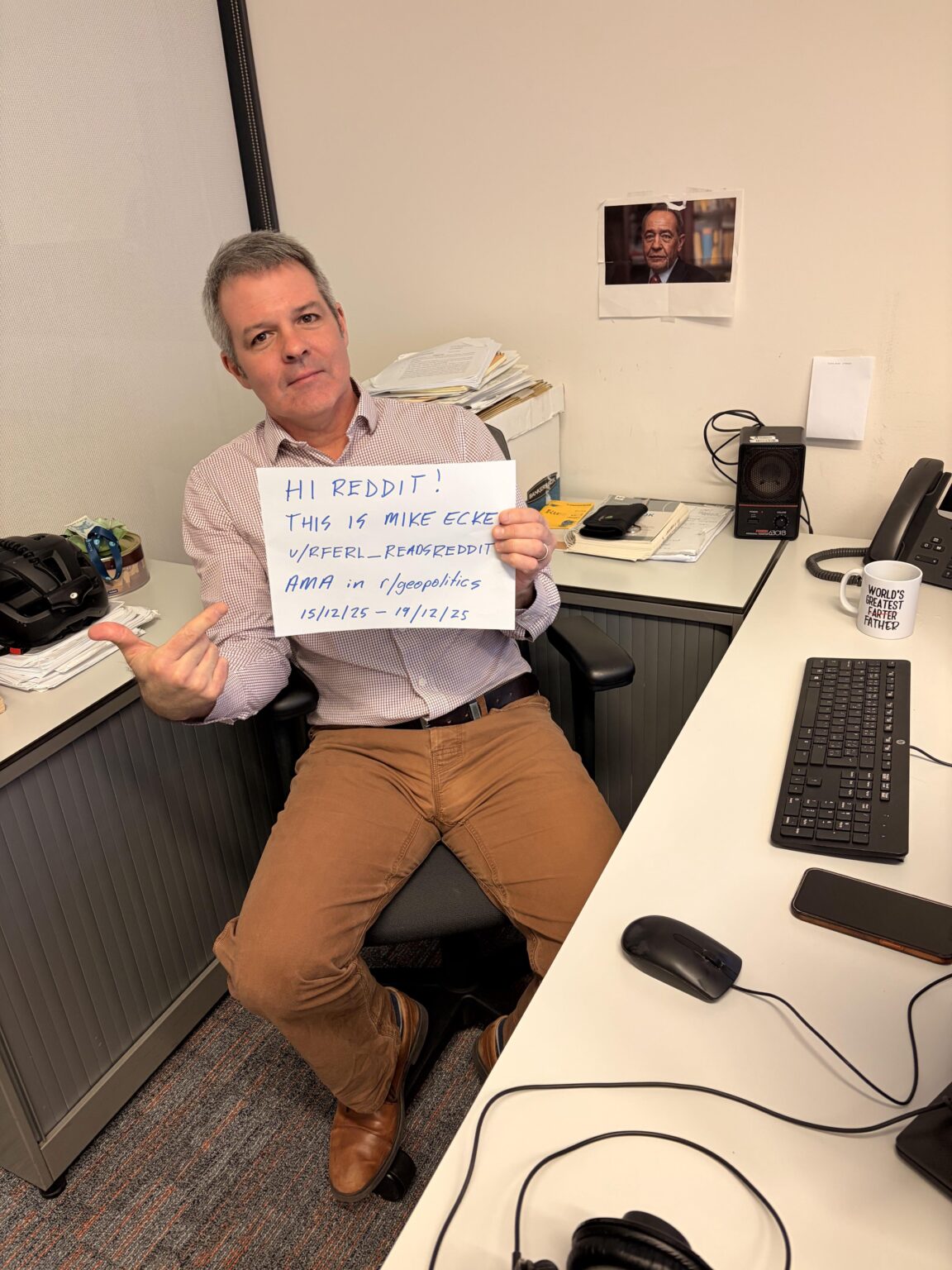 AMAとRFE/RLのロシア/ウクライナ/ベラルーシ特派員、r/地政学担当マイク・エッケル氏