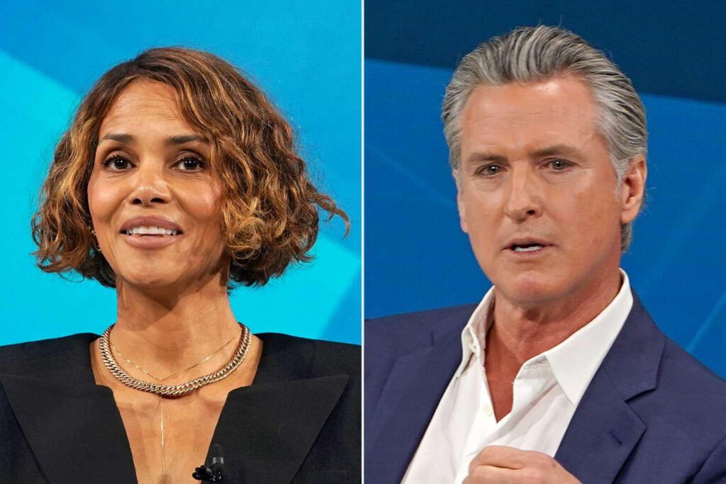 ハル・ベリー、壇上に上がる直前、ギャビン・ニューサム氏が女性を「軽視」し「次期大統領になるべきではない」と発言し息を呑む