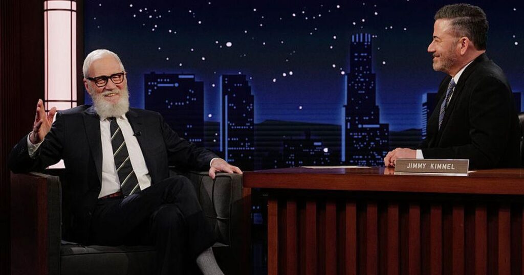 デビッド・レターマン、ジミー・キンメル出演中にドナルド・トランプを罵倒
