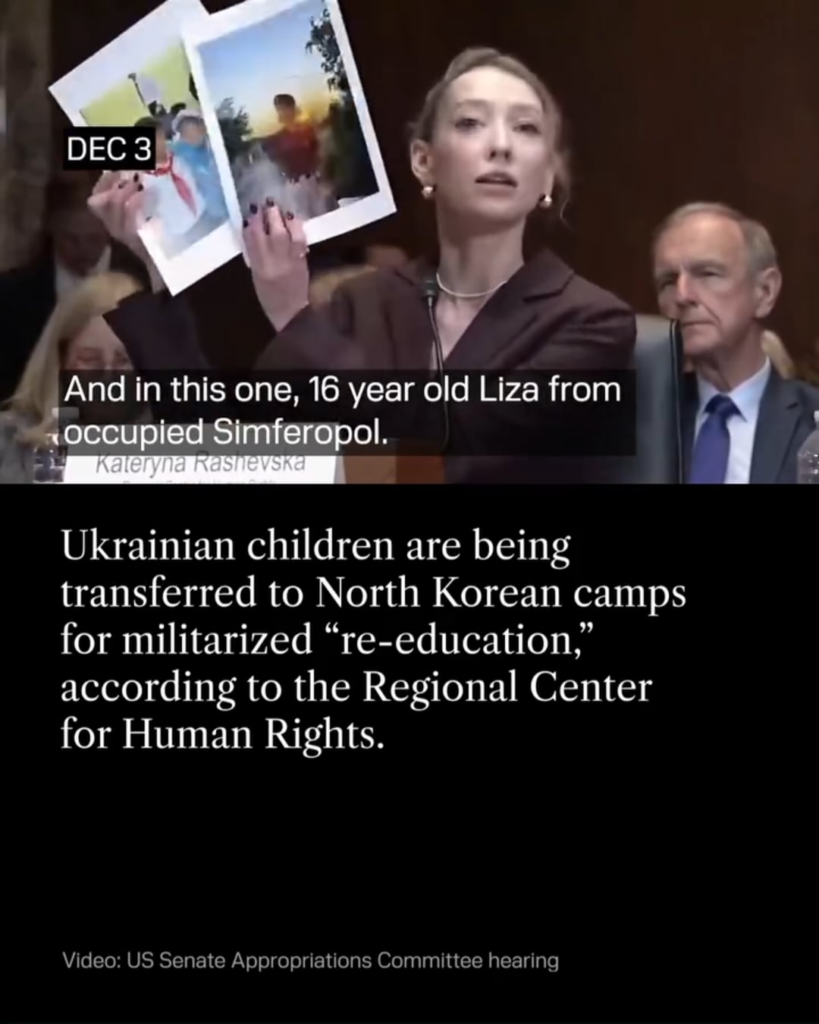 ロシア、軍事化された「再教育」のためにウクライナの子供たちを北朝鮮に送る