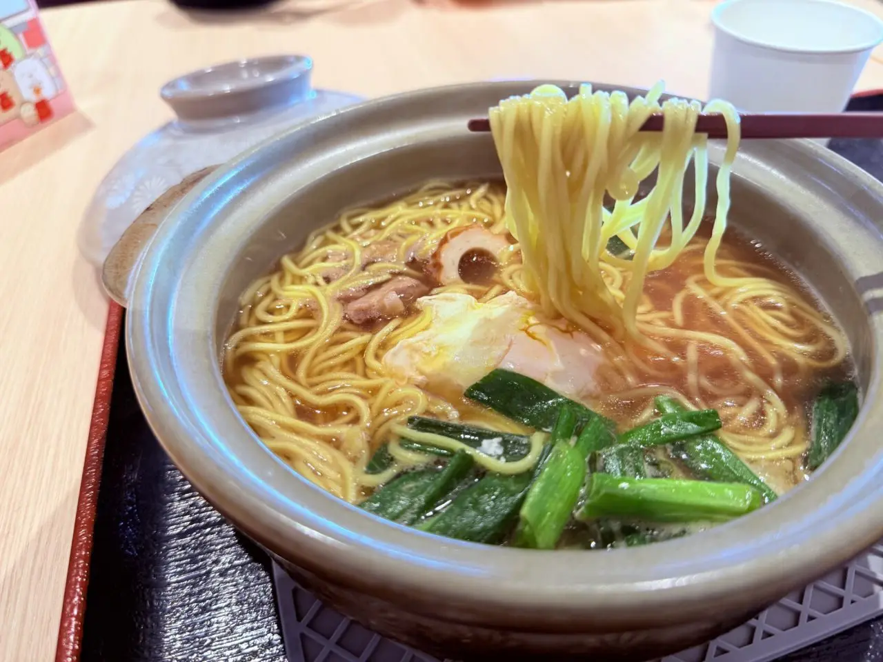 2026年1月12日に閉店する「谷口食堂 イオンモール高知店」の元祖・鍋焼きラーメン