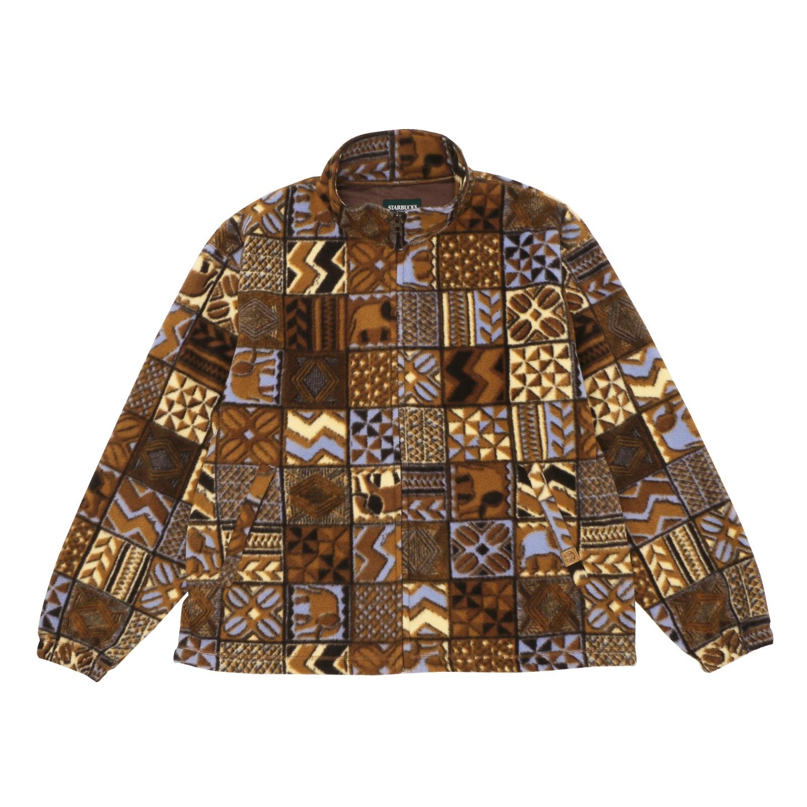 総柄プリントフリースジップブルゾン 30,800円