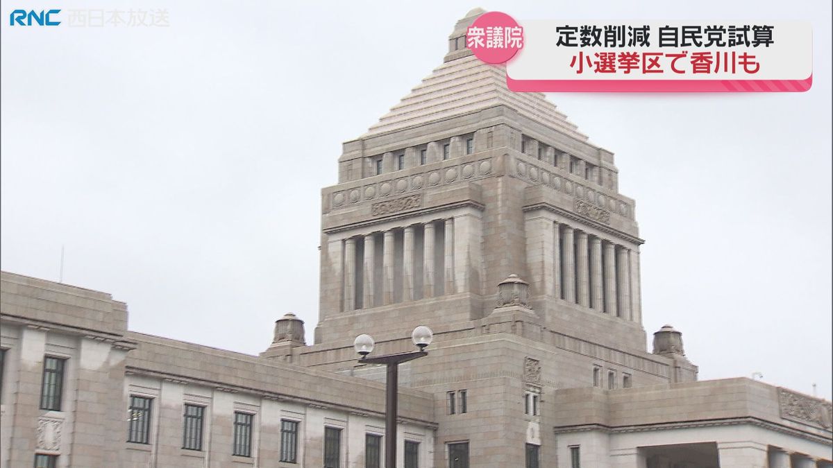 衆議院の定数削減　小選挙区は香川県など20都道府県が対象　自民党が試算