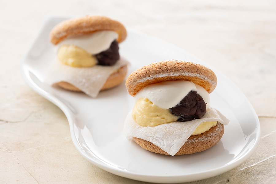 関西初登場。「パティスリー プルースト」のHug プルースト流生大福（1個500円）は限定各日200個