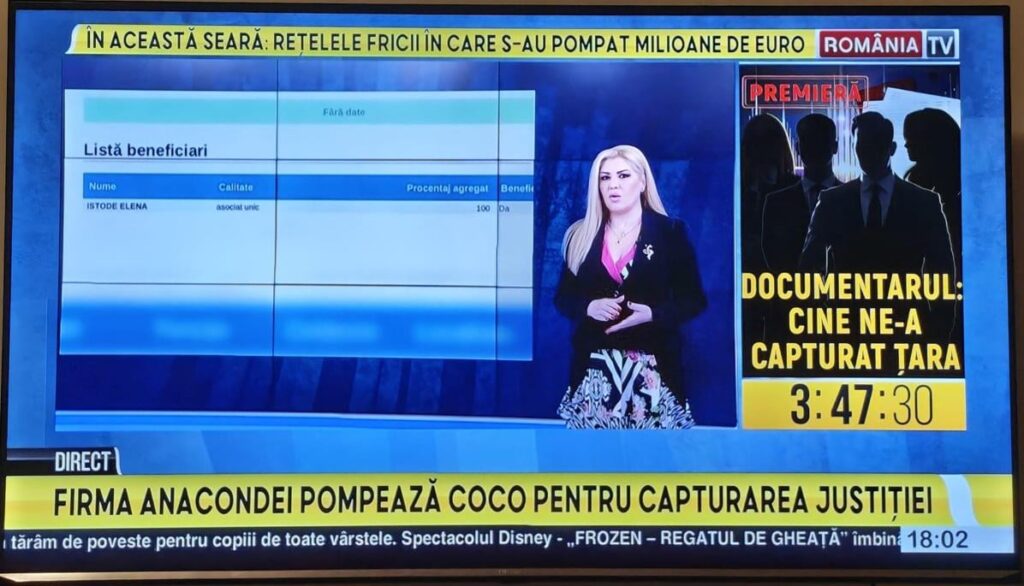 フロリアン・コルデアがドキュメンタリー「Captured Justice」に資金提供したとの告発を受け、VIDEO RecorderはルーマニアTVを告訴している。 「ルーマニアのソロスです」