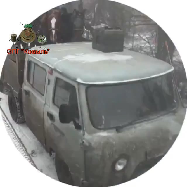 ブハンカの前線へのロシア騎兵の輸送