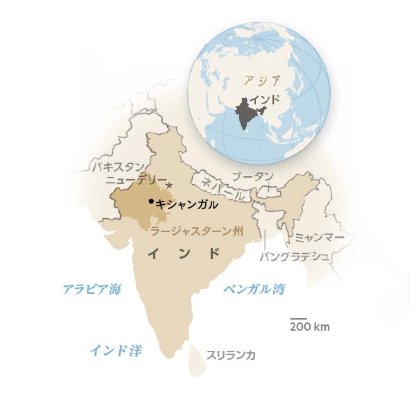 地図：CHRISTINE FELLENZ, NGM STAFF