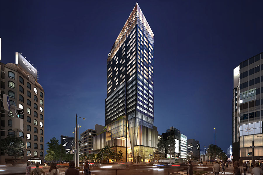 2026年に大阪・心斎橋に開業する「THE GATE HOTEL」