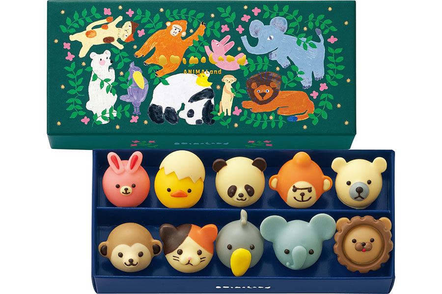 「高島屋大阪店」（大阪市中央区）で買うことができる＜アニマランド＞「月あかりのかくれんぼ（10個入）」5400円