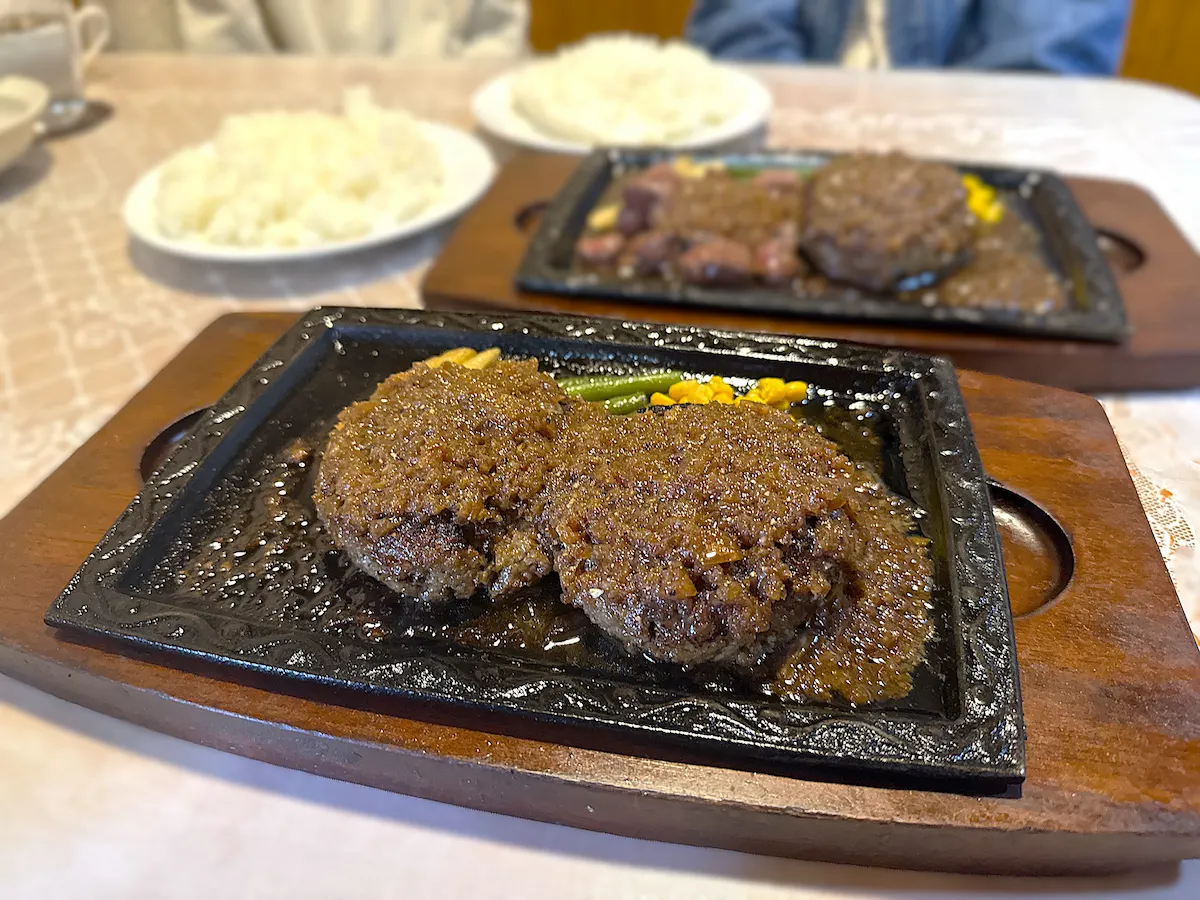 ハンバーグの店まつおのハンバーグランチ（300g）